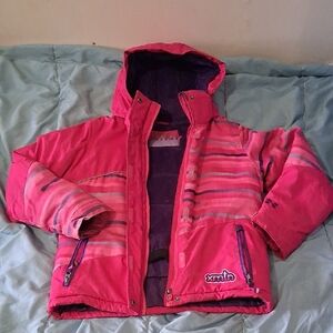 Girls Size 12 Xmtn Pink And Purple  Jacket. Used
